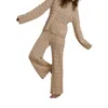 Rylee + Cru Women Crochet Knit Pant In Natural In White
