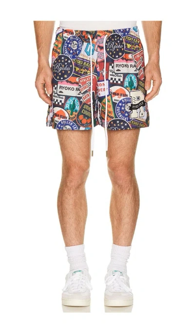 Ryoko Rain Patch Collection Shorts In Multi