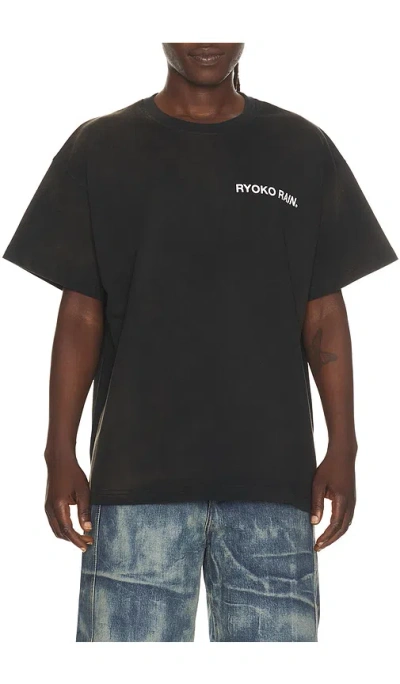 Ryoko Rain Poet Silhouette Tee In Black