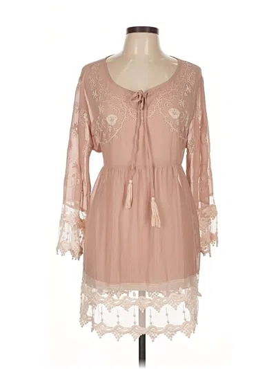 Pre-owned Ryu 3/4 Sleeve Blouse In Brown