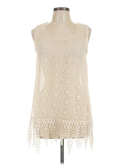 Pre-owned Ryu Sleeveless Blouse In Ivory