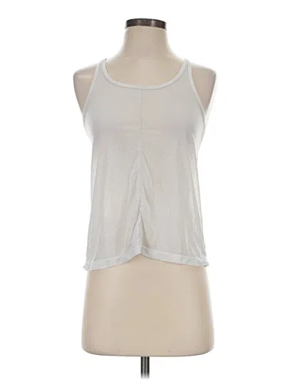 Pre-owned Ryu Tank Top Silver Halter Neckline Tops