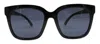 Rz By Rachel Zoe Bliss Blk Oversized Square Sunglasses In Grey