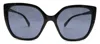 Rz By Rachel Zoe Freya Blk Butterfly Sunglasses In Grey