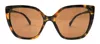 Rz By Rachel Zoe Freya Trt Butterfly Sunglasses In Brown