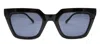 Rz By Rachel Zoe Mckenzie Blk Square Sunglasses In Grey