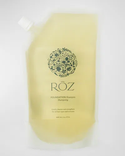 Rōz Hair Foundation Shampoo Refill Pouch, 20.28 Oz. In Yellow