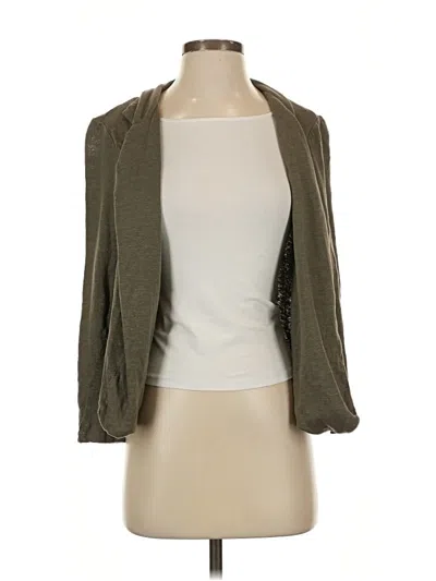 Pre-owned Rz Rachel Zoe Cardigan Sweater In Green
