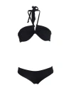 S And S Woman Bikini Black Size 10 Polyamide, Elastane In Black