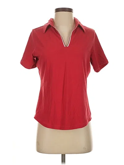 Pre-owned S Blast Sport Short Sleeve Polo Shirt In Red