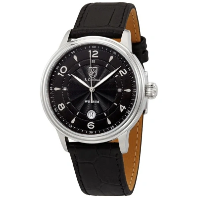 S Coifman Black Dial Men's Watch Sc0375