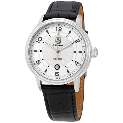 S Coifman White Dial Men's Watch Sc0374 In Black
