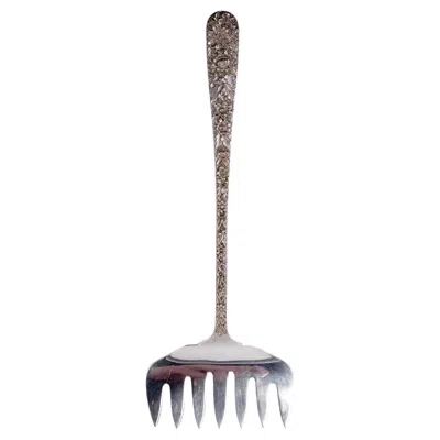 Pre-owned S. Kirk & Sons Antique Kirk Repousse Sterling Silver Sardine Fork