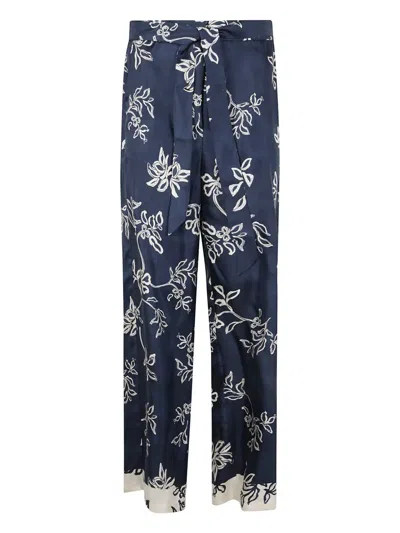 S MAX MARA CINZIA FLORAL-PRINT TROUSERS