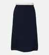 's Max Mara Abaco Pleated Jersey Midi Skirt