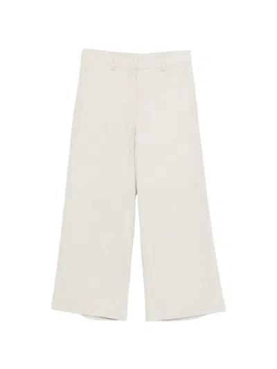 's Max Mara Abissi Pocket Trousers In White