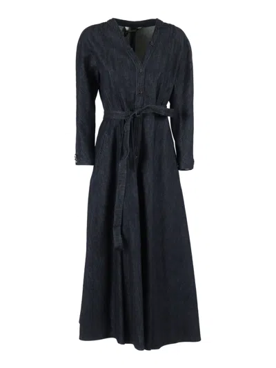 S Max Mara Abito Ambra In Blue