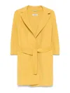 S Max Mara Coat In Yellow