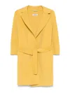S Max Mara Coat In Yellow