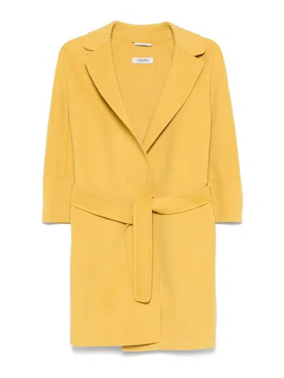 S MAX MARA SHORT DOUBLE WOOL COAT