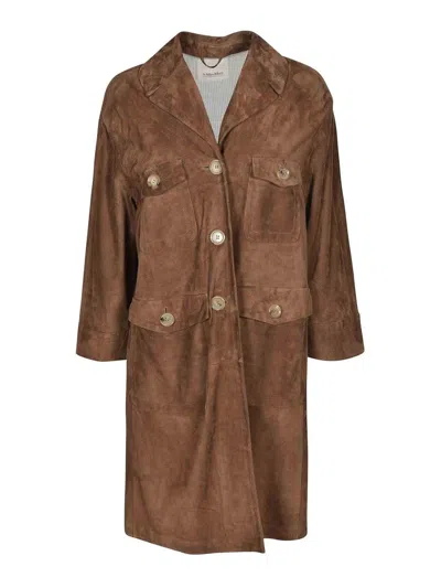 's Max Mara Oliveto Coat In Brown