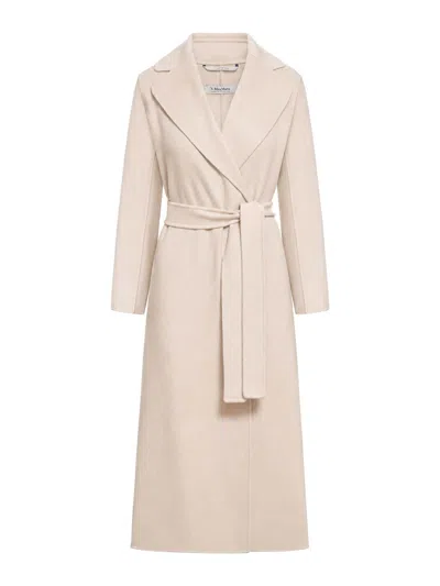 S Max Mara Abrigo Midi - Color Carne Y Neutral
