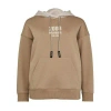 S Max Mara Agata Hoodie In Beige