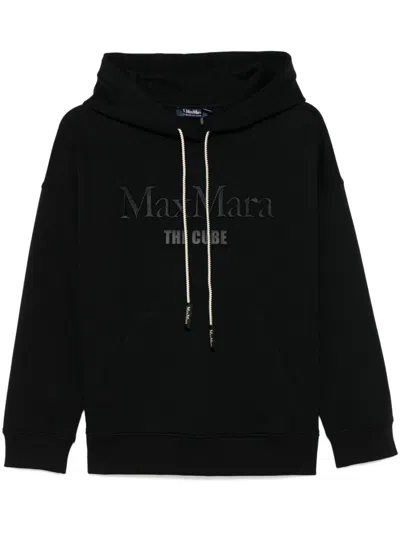 S Max Mara Agata Hoodie In Black