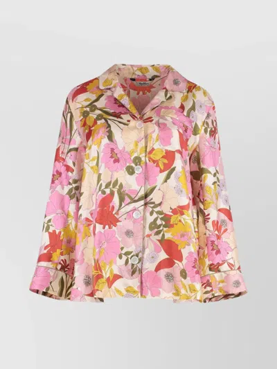 's Max Mara Alan Printed Silk Shirt