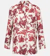 S Max Mara Blazer Alan Aus Seiden-jacquard