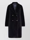S Max Mara Alpaca Virgin Wool Fitted Jacket In Black