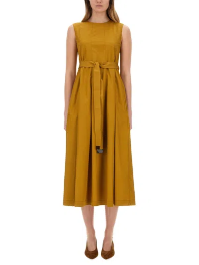 's Max Mara "amina" Dress In Yellow