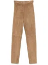 S Max Mara Amleto Trousers In Brown