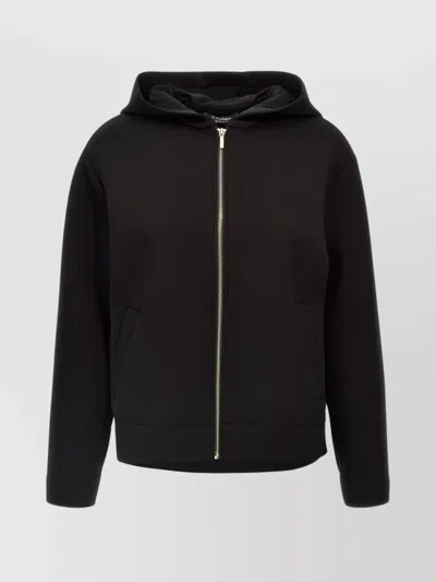 's Max Mara 'andorra' Jacket With Hood And Pockets In Blu
