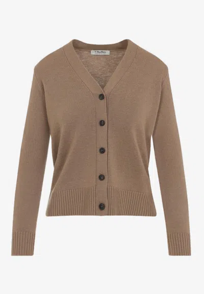 's Max Mara Apollo Button-up Wool Cardigan