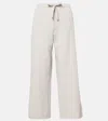 's Max Mara Argenta Virgin Wool Crêpe Wide-leg Pants In White
