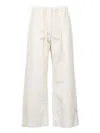's Max Mara S Max Mara Argento Poplin Drawstring Trousers In Beige