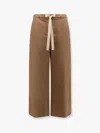 's Max Mara Paperbag-waist Trousers In Brown