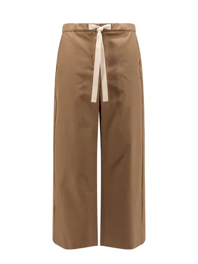 'S MAX MARA ARGENTO COTTON TROUSER
