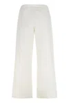 's Max Mara S Max Mara Argento Poplin Cotton Trousers