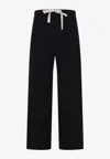 S Max Mara Potenza Jersey Sweatpants In Black
