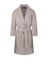 S Max Mara Belted Long-sleeved Coat