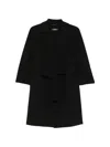 's Max Mara Arona Belted Notch-lapel Coat In Black