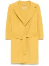 's Max Mara S Max Mara Arona Yellow Cloth Coat With Belt