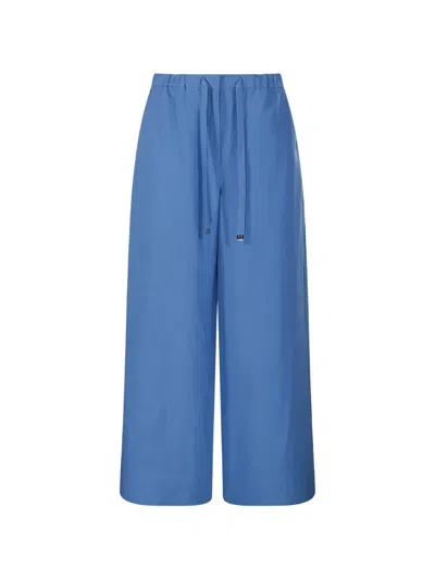 's Max Mara Aurora Palazzo Trousers In Blue