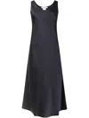 S Max Mara Banjo Midi Dress In Blue