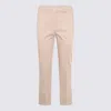 S Max Mara Beige Cotton Felice Pants