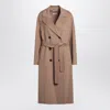 S Max Mara ' Double-breasted Coat In Brown