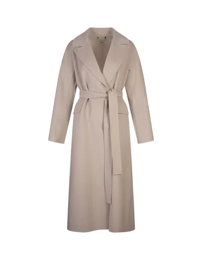 's Max Mara Beige Malika Long Coat In Brown