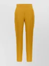 S Max Mara Belt Loops Pleated Front Side Pockets Straight Leg Trousers